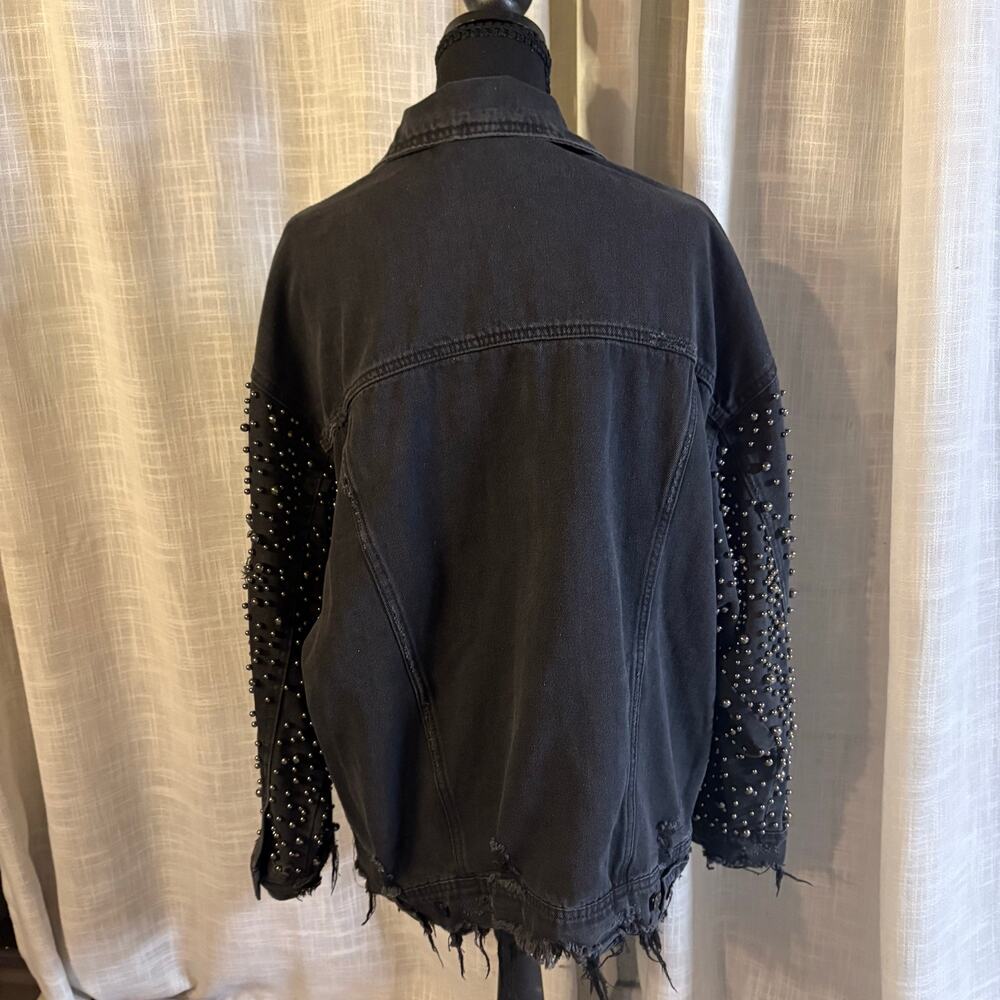 Sunset & Spring Studded Jean Jacket - Picture 3 of 4